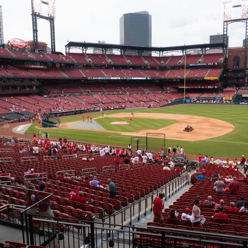 Busch Stadium - Section First Base Field Box 140 Seat View