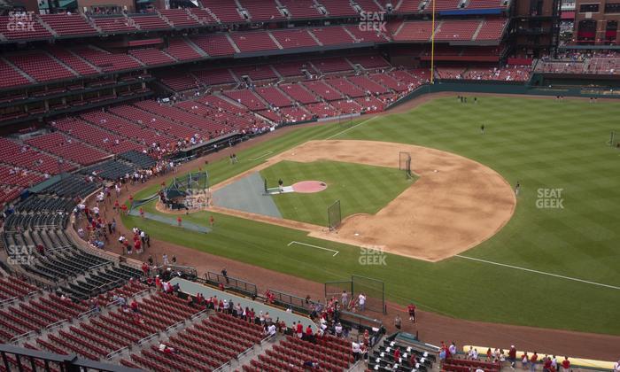 Busch Stadium - Section First Base Pavilion 340 Seat View