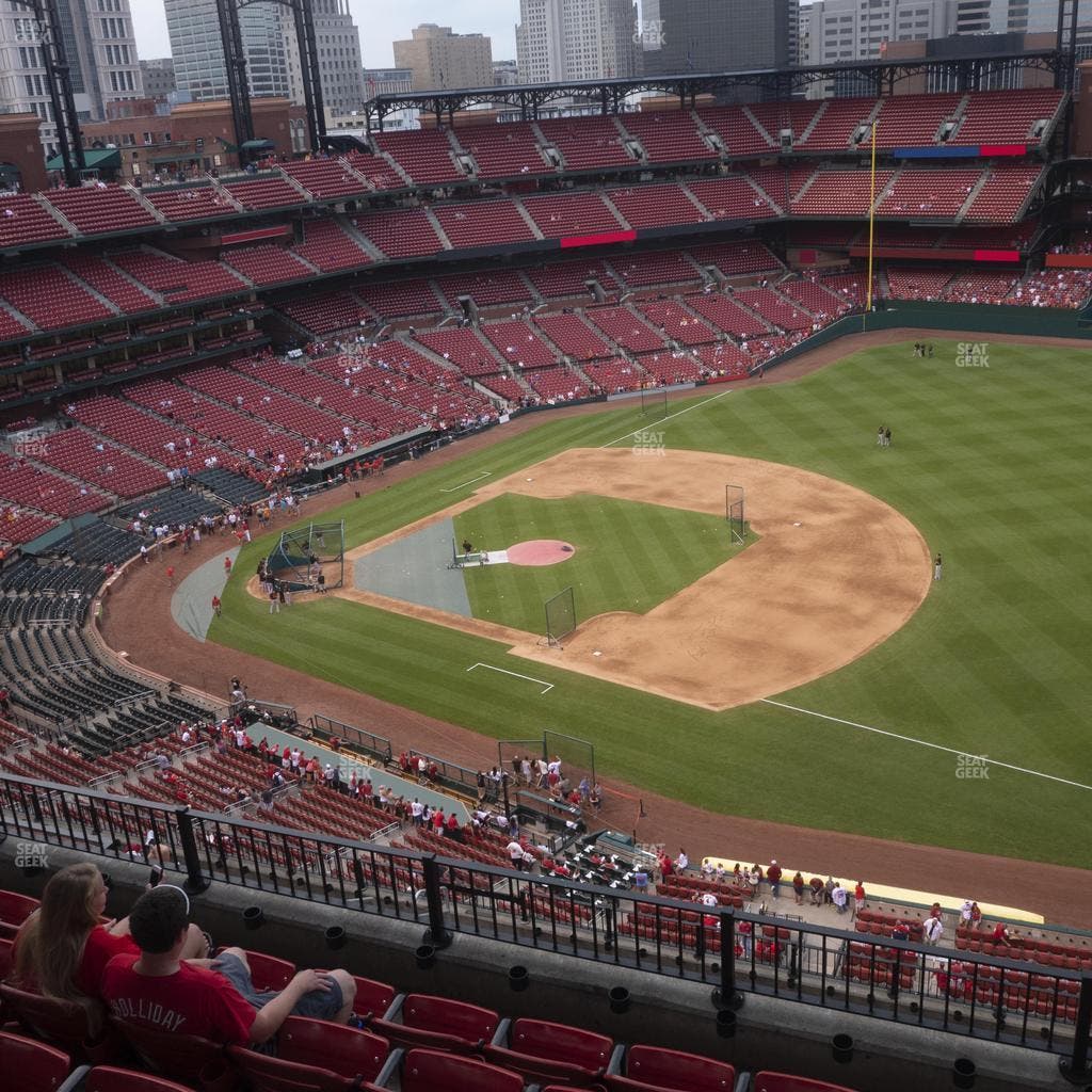 Busch Stadium - Section First Base Terrace 437 Seat View