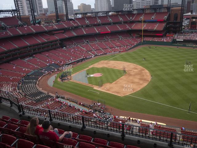 Busch Stadium - Section First Base Terrace 437 Seat View