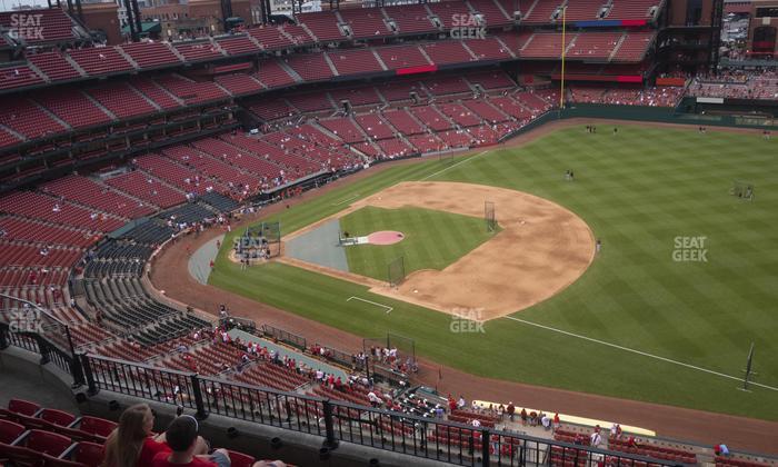 Busch Stadium - Section First Base Terrace 437 Seat View