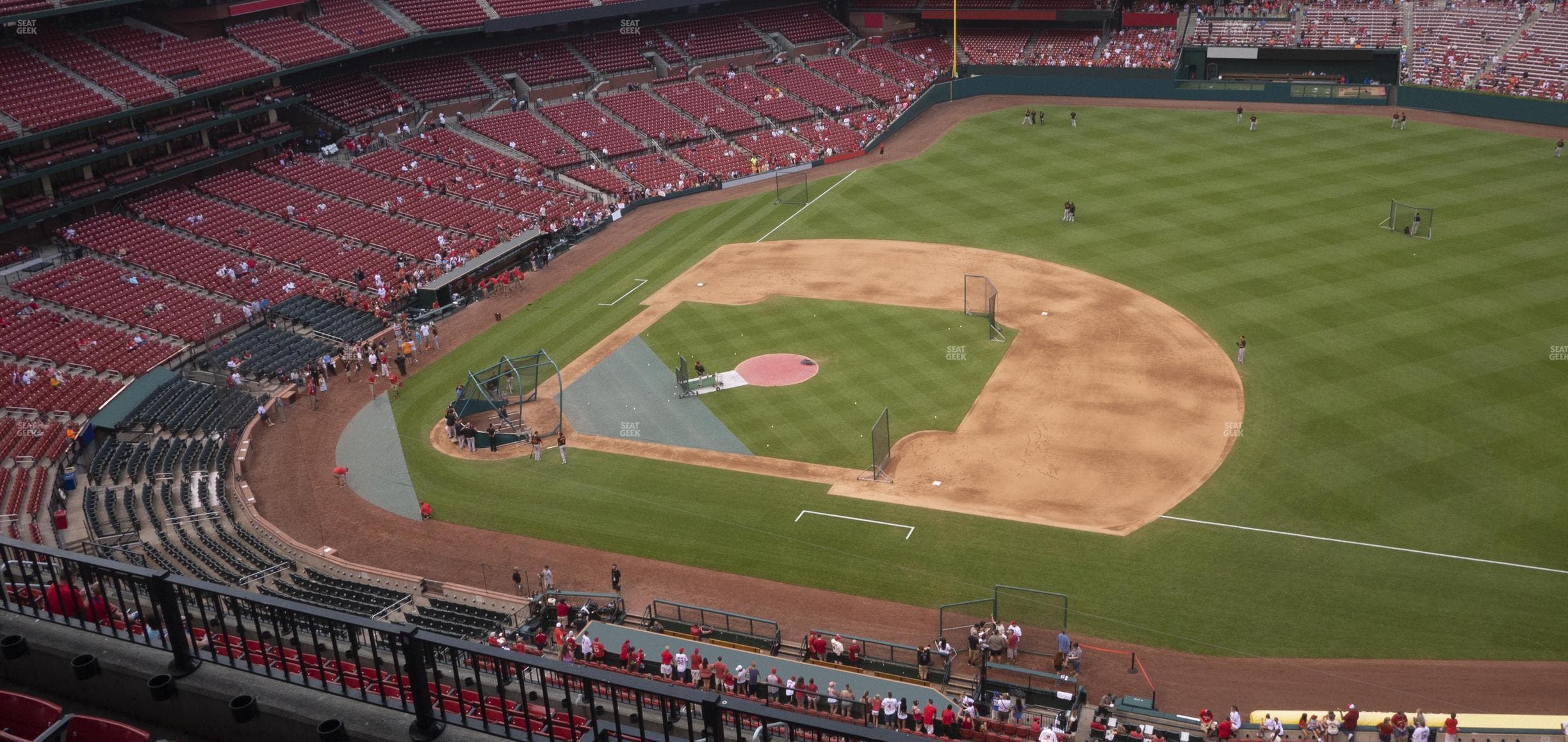 Busch Stadium - Section First Base Terrace 439 Seat View