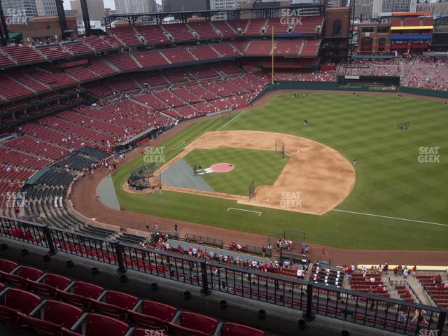 Busch Stadium - Section First Base Terrace 439 Seat View