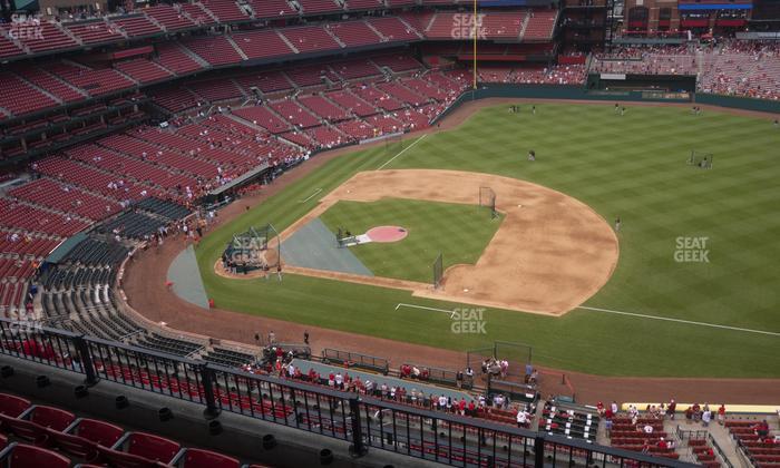 Busch Stadium - Section First Base Terrace 439 Seat View