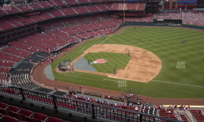 Busch Stadium - Section First Base Terrace 439 Seat View