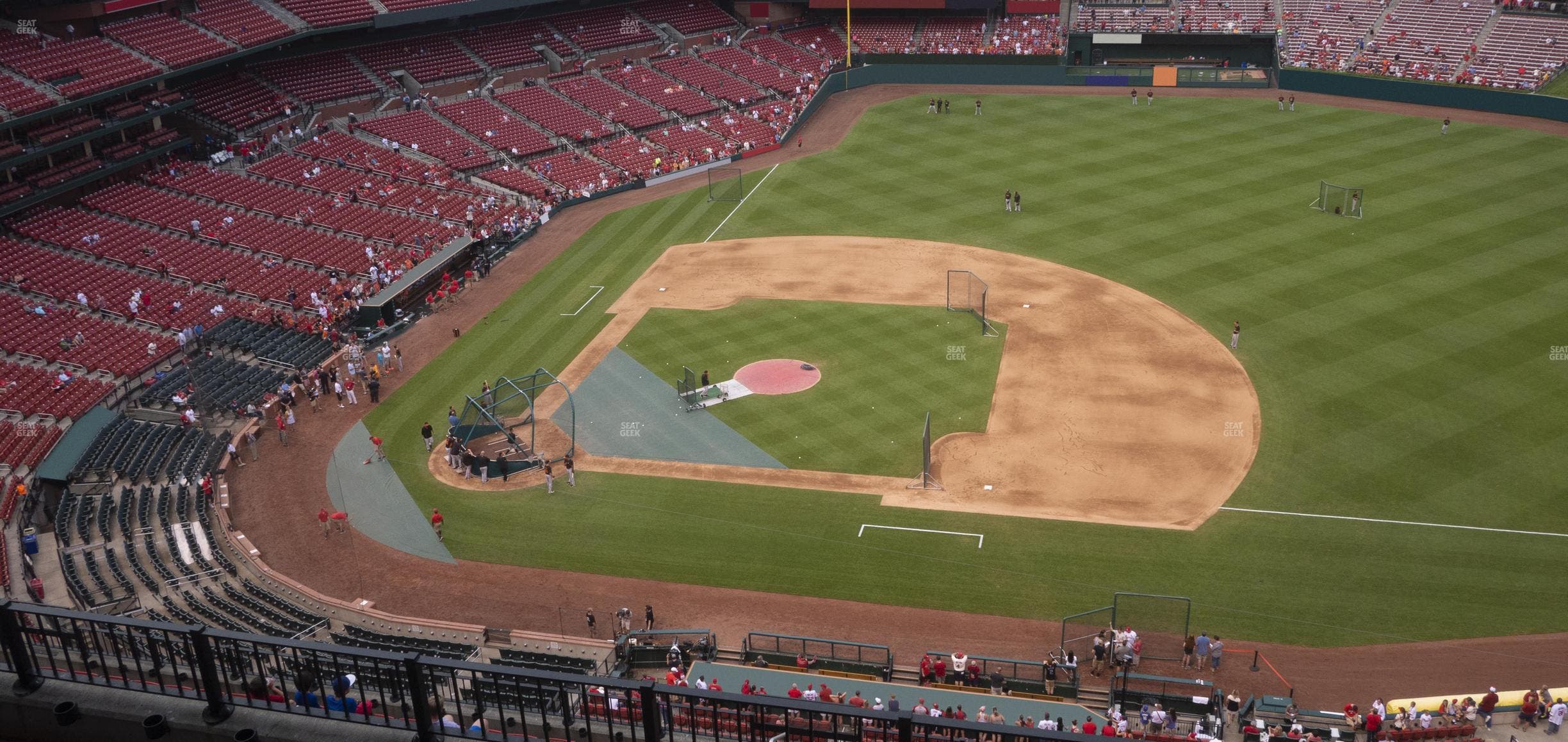 Busch Stadium - Section First Base Terrace 440 Seat View