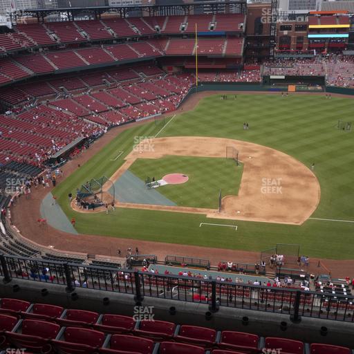 Busch Stadium - Section First Base Terrace 440 Seat View