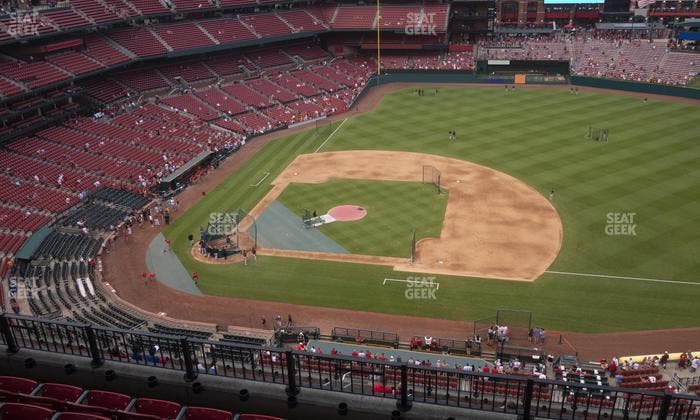 Busch Stadium - Section First Base Terrace 440 Seat View