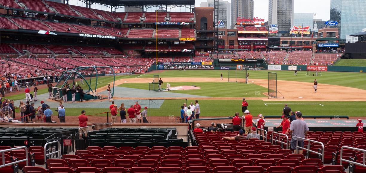 Busch Stadium - Section Home Field Box 145 Seat View