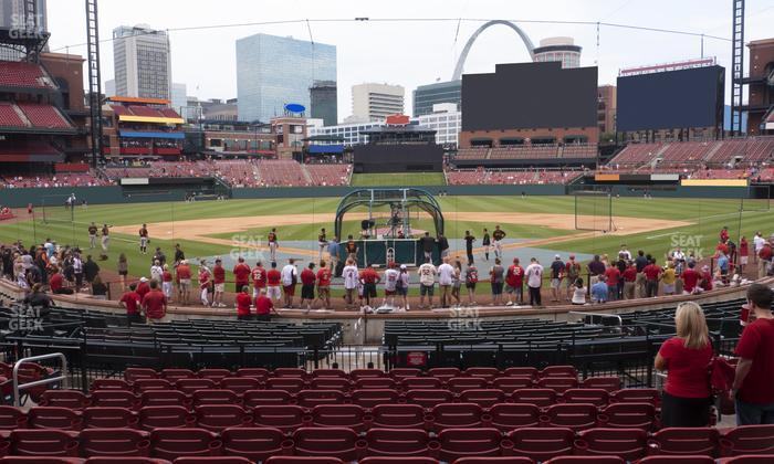 Busch Stadium - Section Home Field Box 150 Seat View