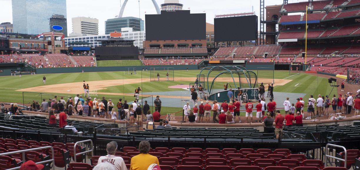 Busch Stadium - Section Home Field Box 152 Seat View