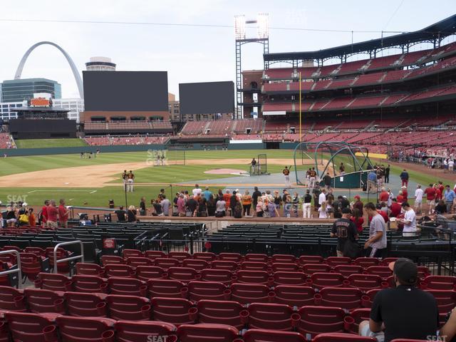 Busch Stadium - Section Home Field Box 154 Seat View