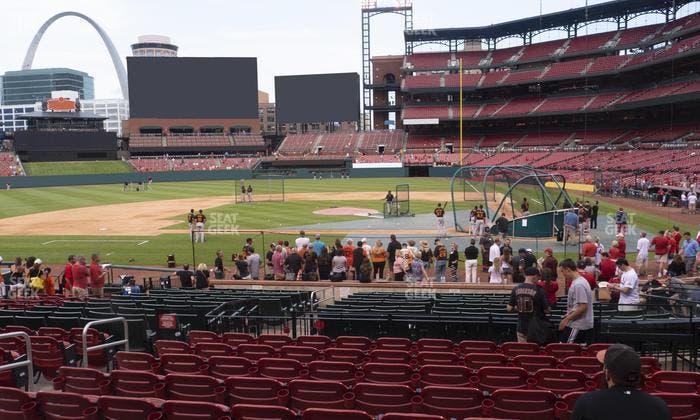 Busch Stadium - Section Home Field Box 154 Seat View