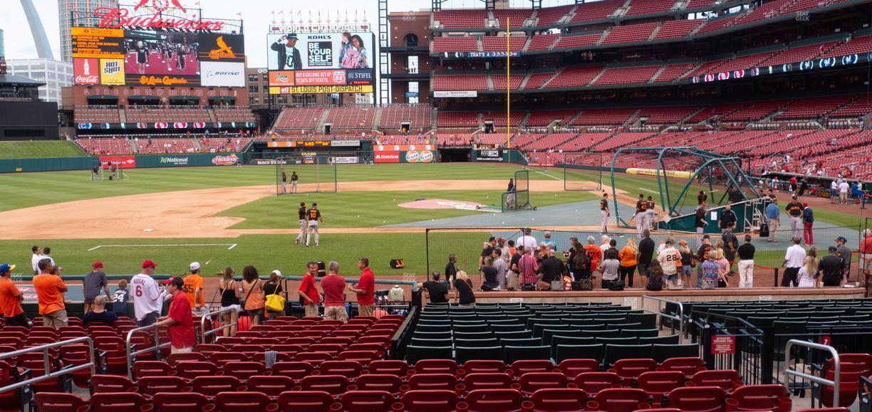Busch Stadium - Section Home Field Box 155 Seat View