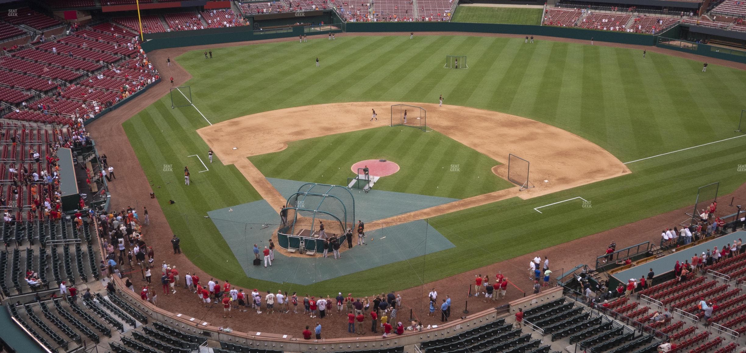 Busch Stadium - Section Home Pavilion 348 Seat View
