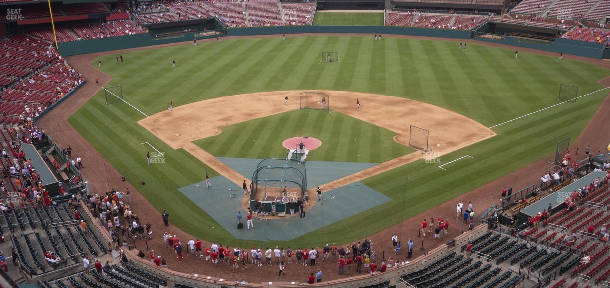 Busch Stadium - Section Home Pavilion 349 Seat View