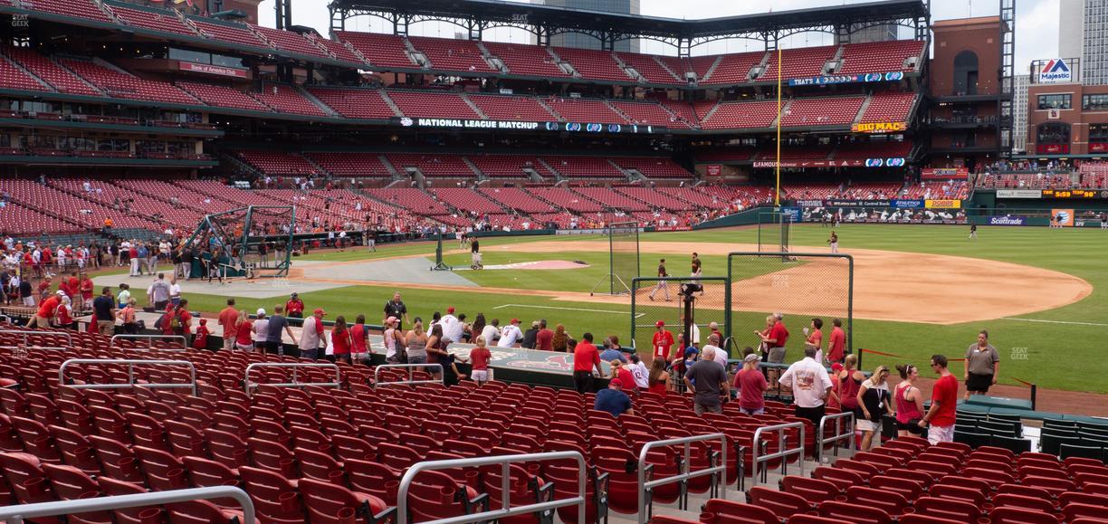 Busch Stadium - Section Infield Field Box 141 Seat View