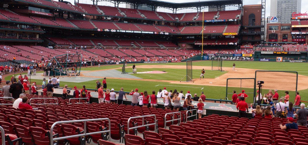 Busch Stadium - Section Infield Field Box 142 Seat View