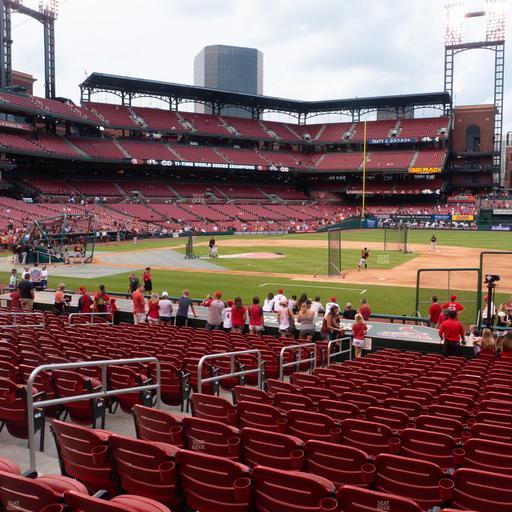 Busch Stadium - Section Infield Field Box 142 Seat View