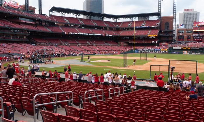 Busch Stadium - Section Infield Field Box 142 Seat View