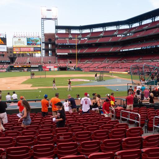 Busch Stadium - Section Infield Field Box 156 Seat View