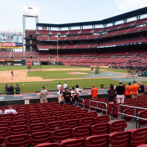 Busch Stadium - Section Infield Field Box 157 Seat View