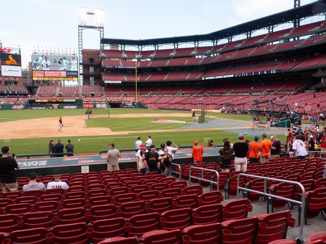 Busch Stadium - Section Infield Field Box 157 Seat View Busch Stadium - Section Infield Field Box 157 Seat View
