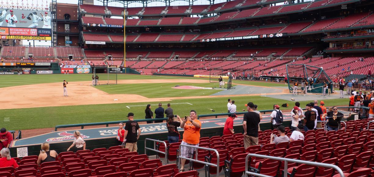 Busch Stadium - Section Infield Field Box 158 Seat View