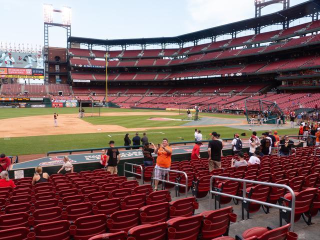 Busch Stadium - Section Infield Field Box 158 Seat View Busch Stadium - Section Infield Field Box 158 Seat View