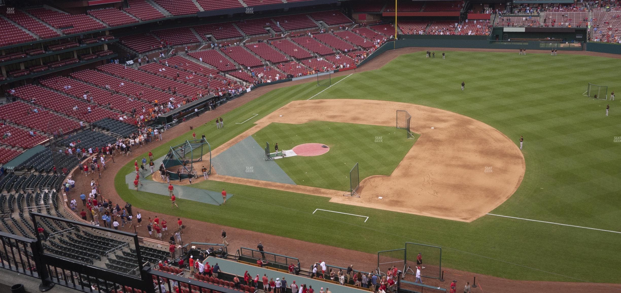 Busch Stadium - Section Infield Pavilion 341 Seat View