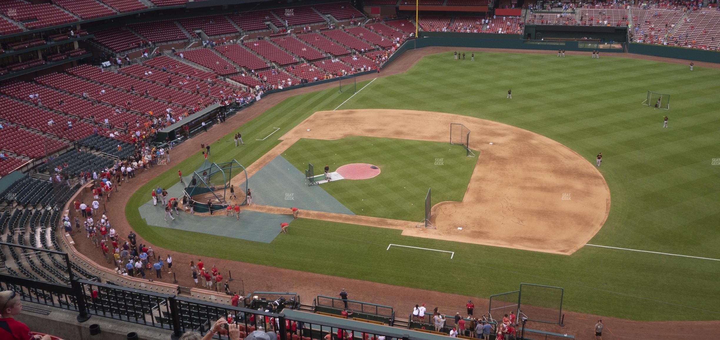 Busch Stadium - Section Infield Pavilion 342 Seat View