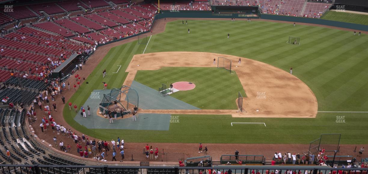 Busch Stadium - Section Infield Pavilion 345 Seat View