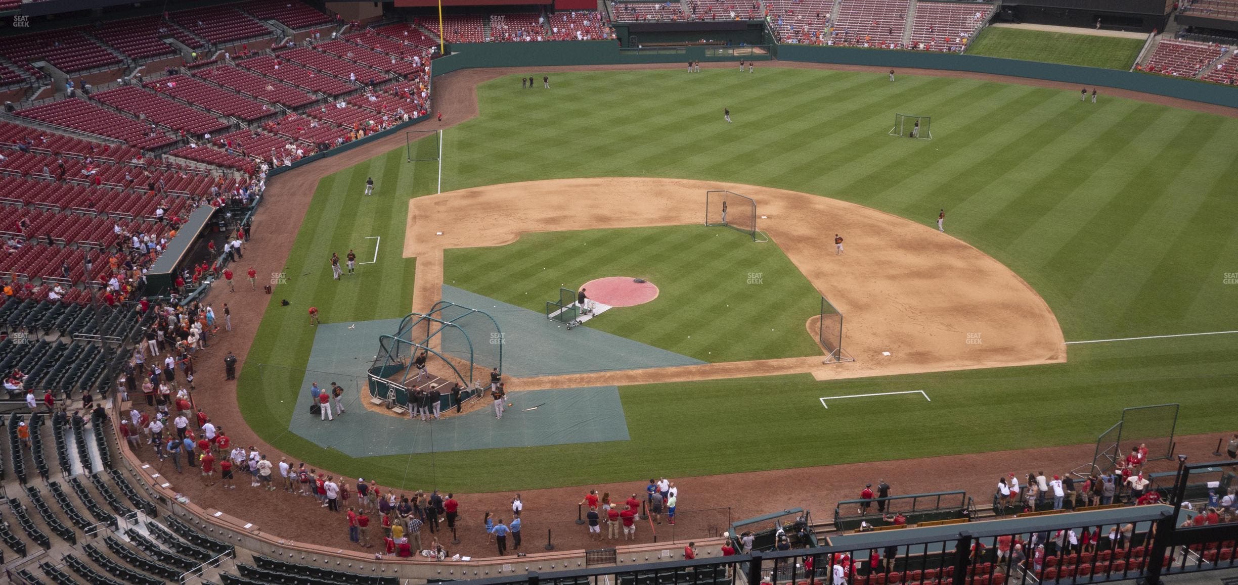 Busch Stadium - Section Infield Pavilion 346 Seat View