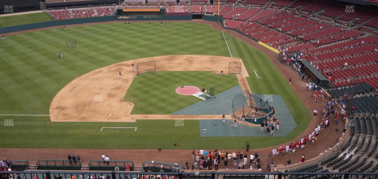 Busch Stadium - Section Infield Pavilion 355 Seat View