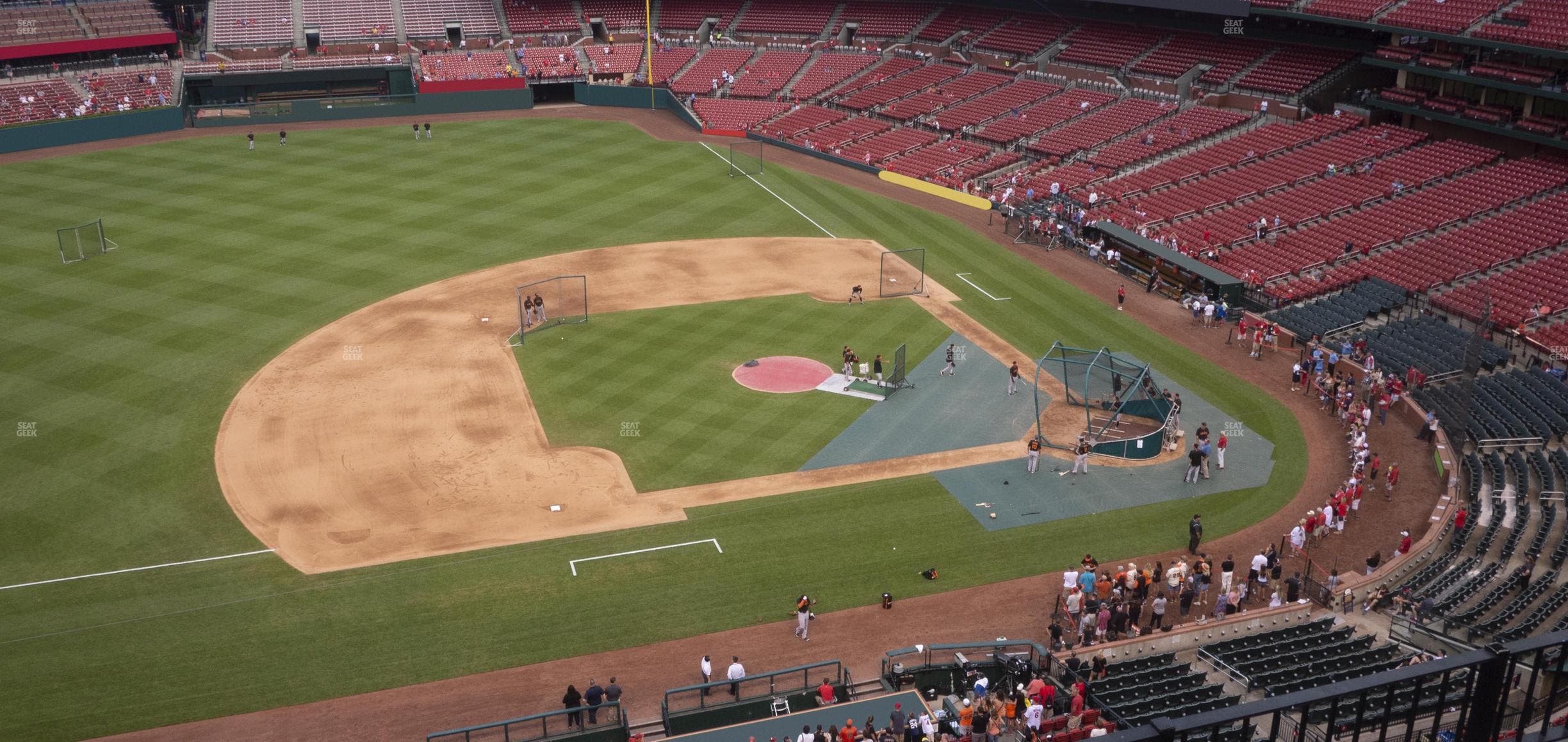 Busch Stadium - Section Infield Pavilion 357 Seat View