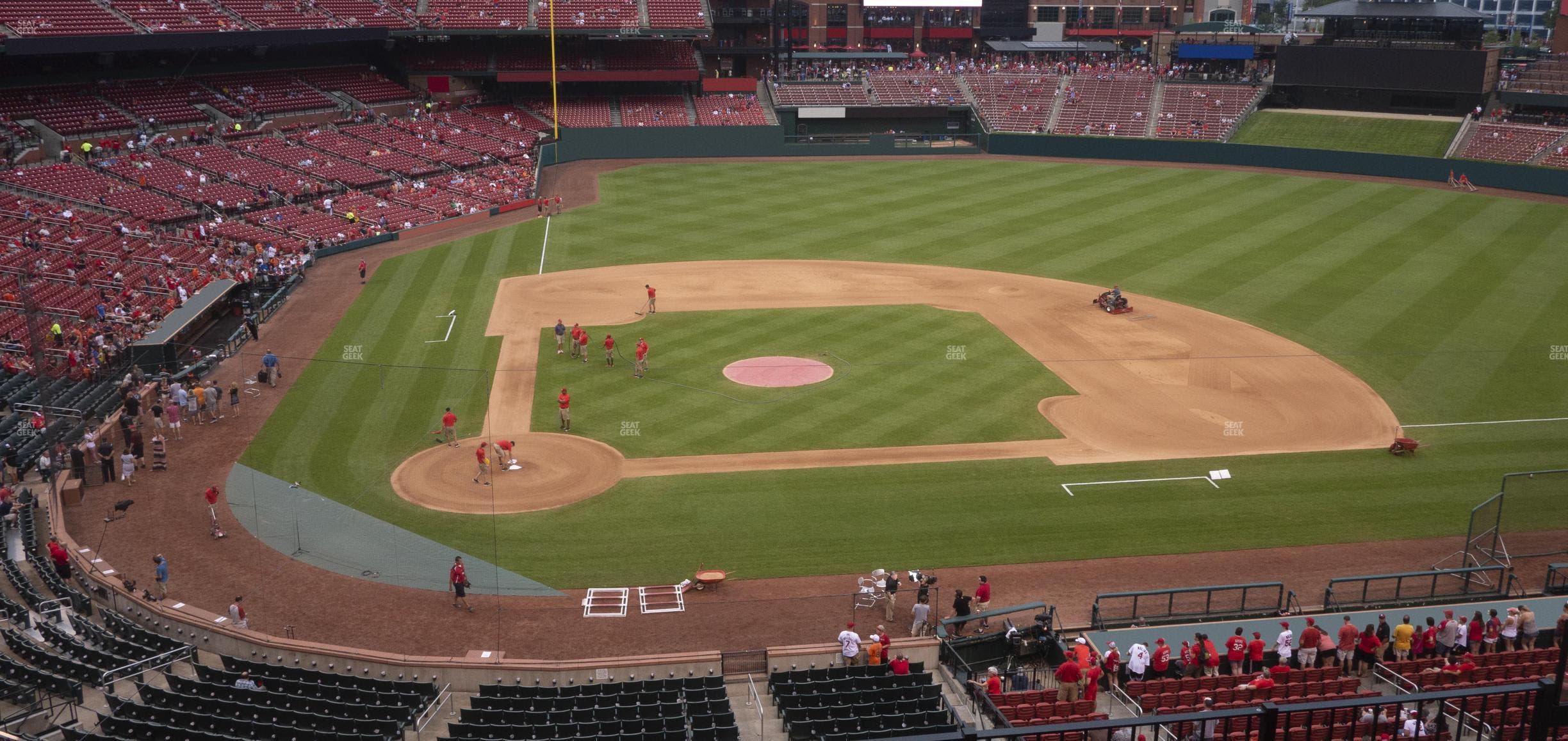 Busch Stadium - Section Infield Redbird Club 246 Seat View