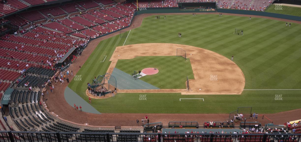 Busch Stadium - Section Infield Terrace 445 Seat View
