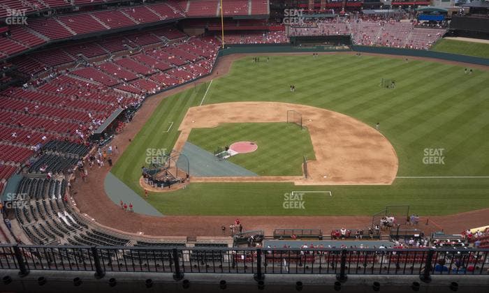 Busch Stadium - Section Infield Terrace 445 Seat View