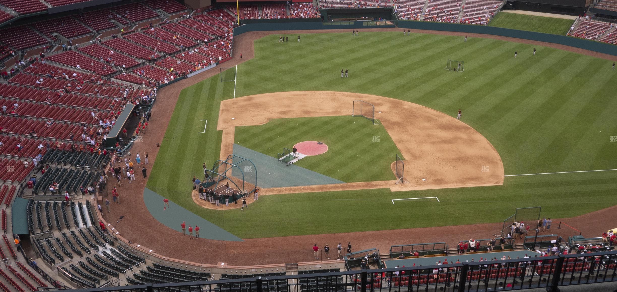 Busch Stadium - Section Infield Terrace 446 Seat View