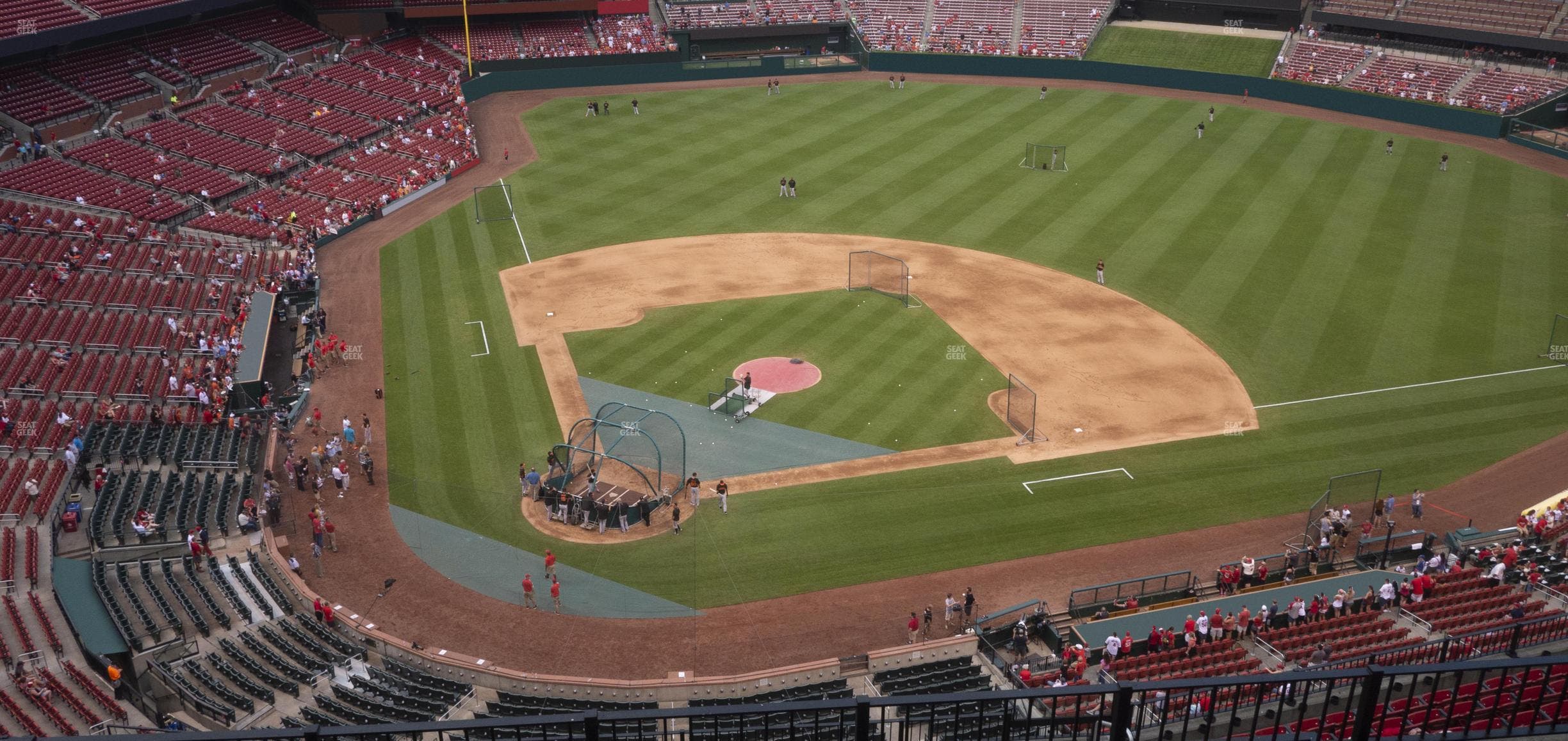 Busch Stadium - Section Infield Terrace 447 Seat View