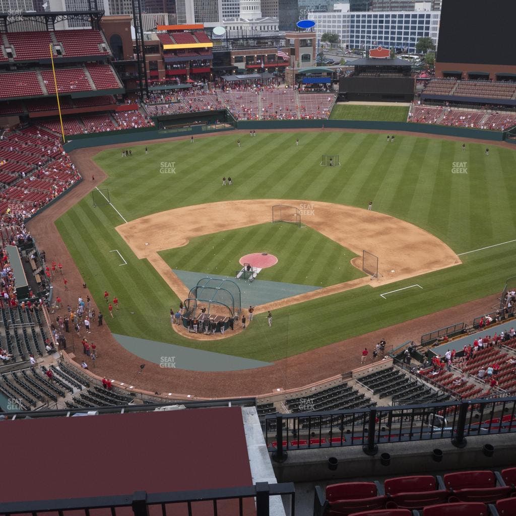 Busch Stadium - Section Infield Terrace 448 Seat View
