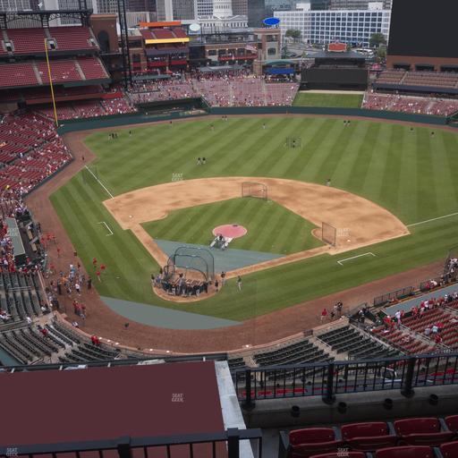 Busch Stadium - Section Infield Terrace 448 Seat View