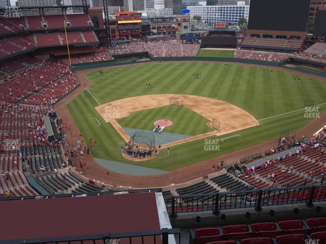 Busch Stadium - Section Infield Terrace 448 Seat View