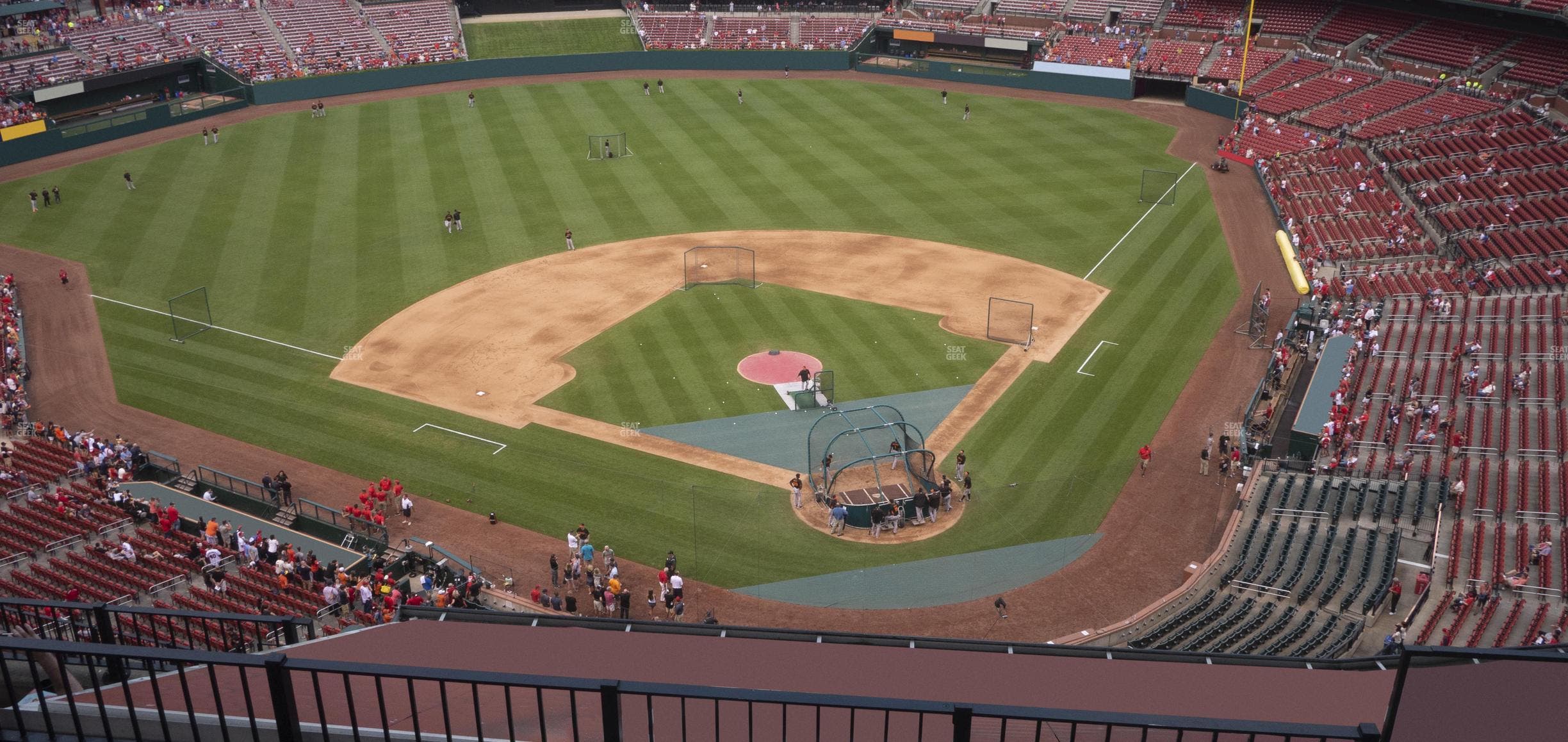 Busch Stadium - Section Infield Terrace 452 Seat View
