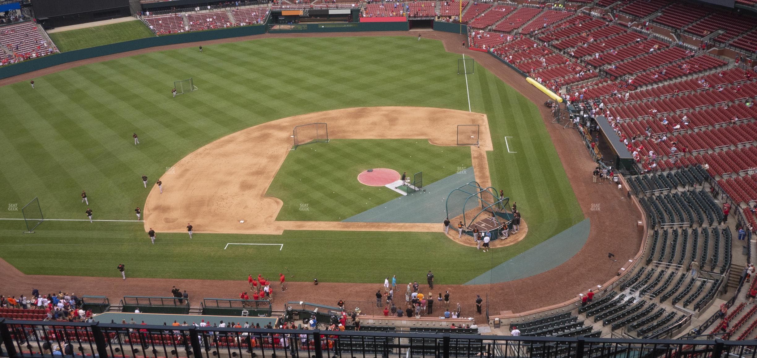 Busch Stadium - Section Infield Terrace 454 Seat View
