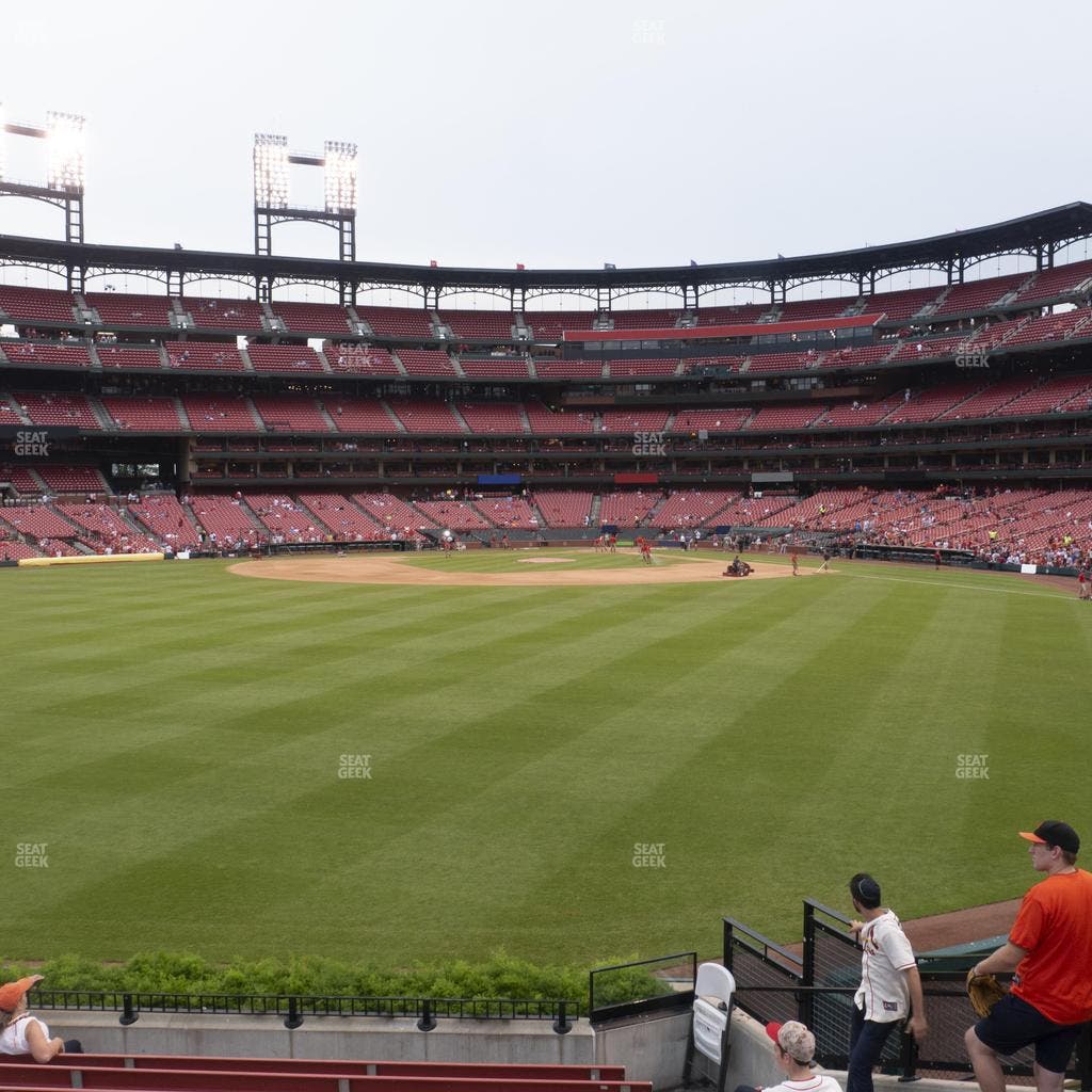 Busch Stadium - Section Lower Left Field Bleachers 193 Seat View