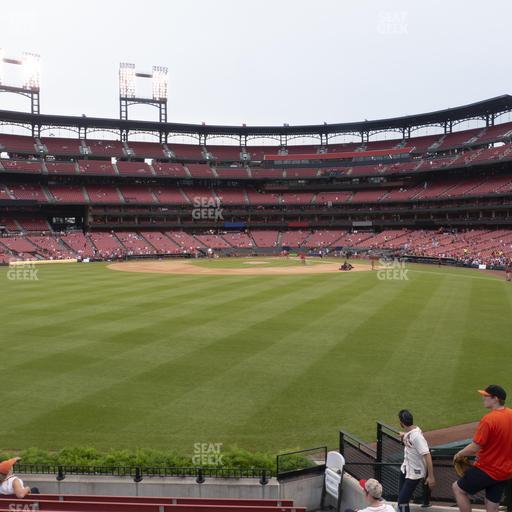 Busch Stadium - Section Lower Left Field Bleachers 193 Seat View
