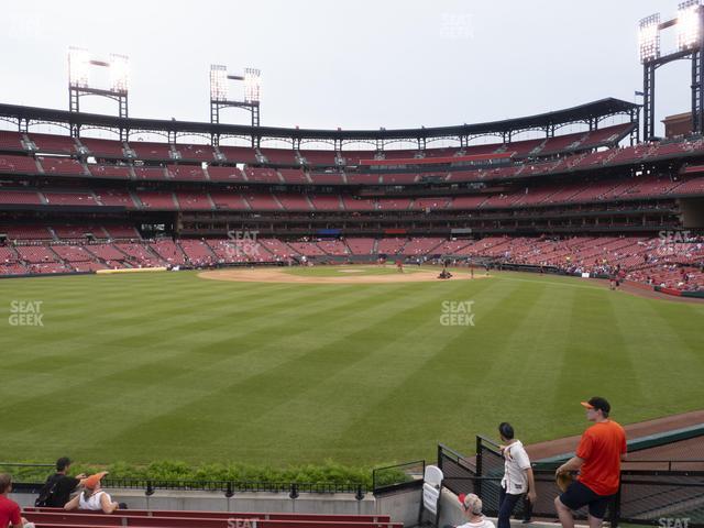Busch Stadium - Section Lower Left Field Bleachers 193 Seat View