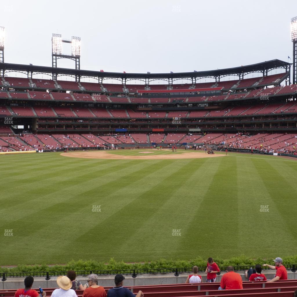 Busch Stadium - Section Lower Left Field Bleachers 195 Seat View