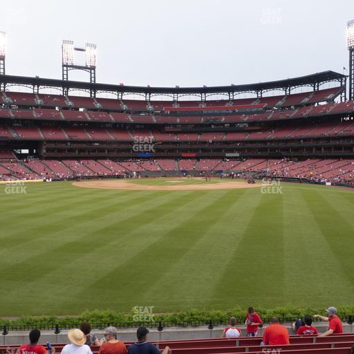 Busch Stadium - Section Lower Left Field Bleachers 195 Seat View
